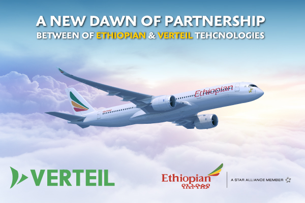Ethiopian Airlines is now live on Verteil Technologies 's NDC platform!